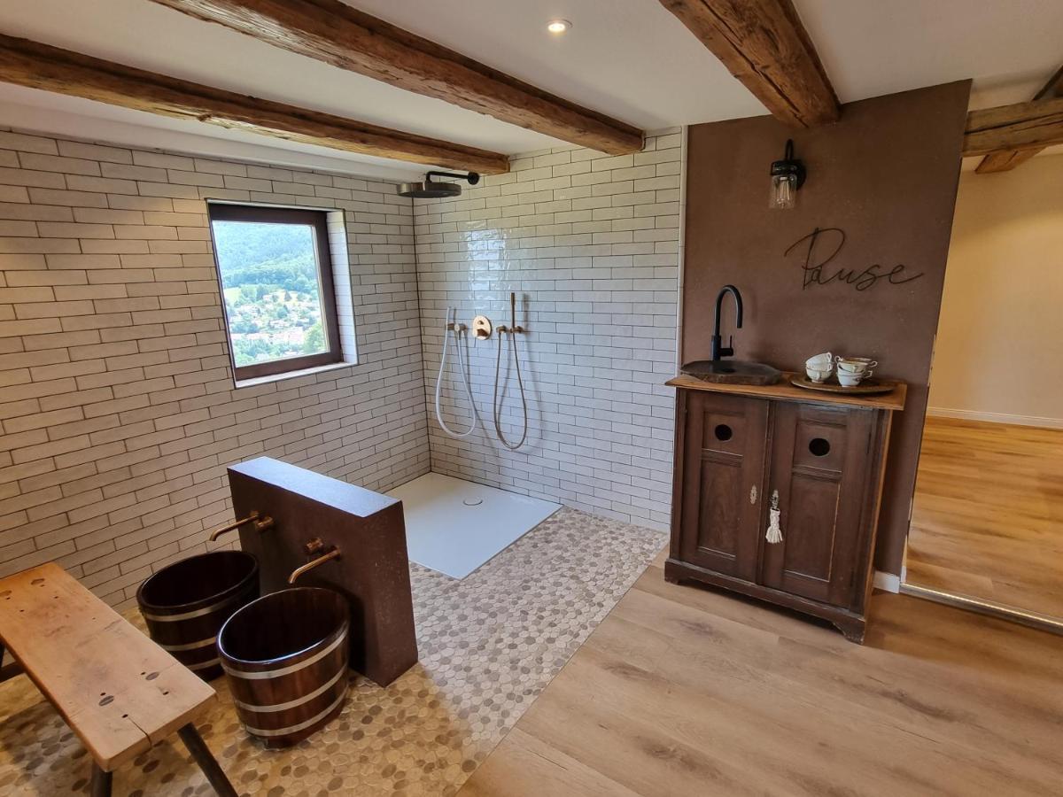 Haus Am Berg Mit Wellnessbereich, Bar Und Panorama Villa Bühlertal Buitenkant foto
