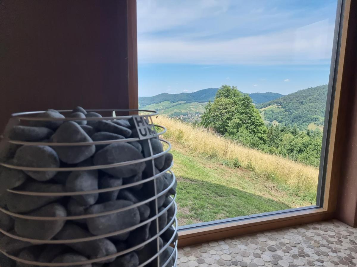 Haus Am Berg Mit Wellnessbereich, Bar Und Panorama Villa Bühlertal Buitenkant foto