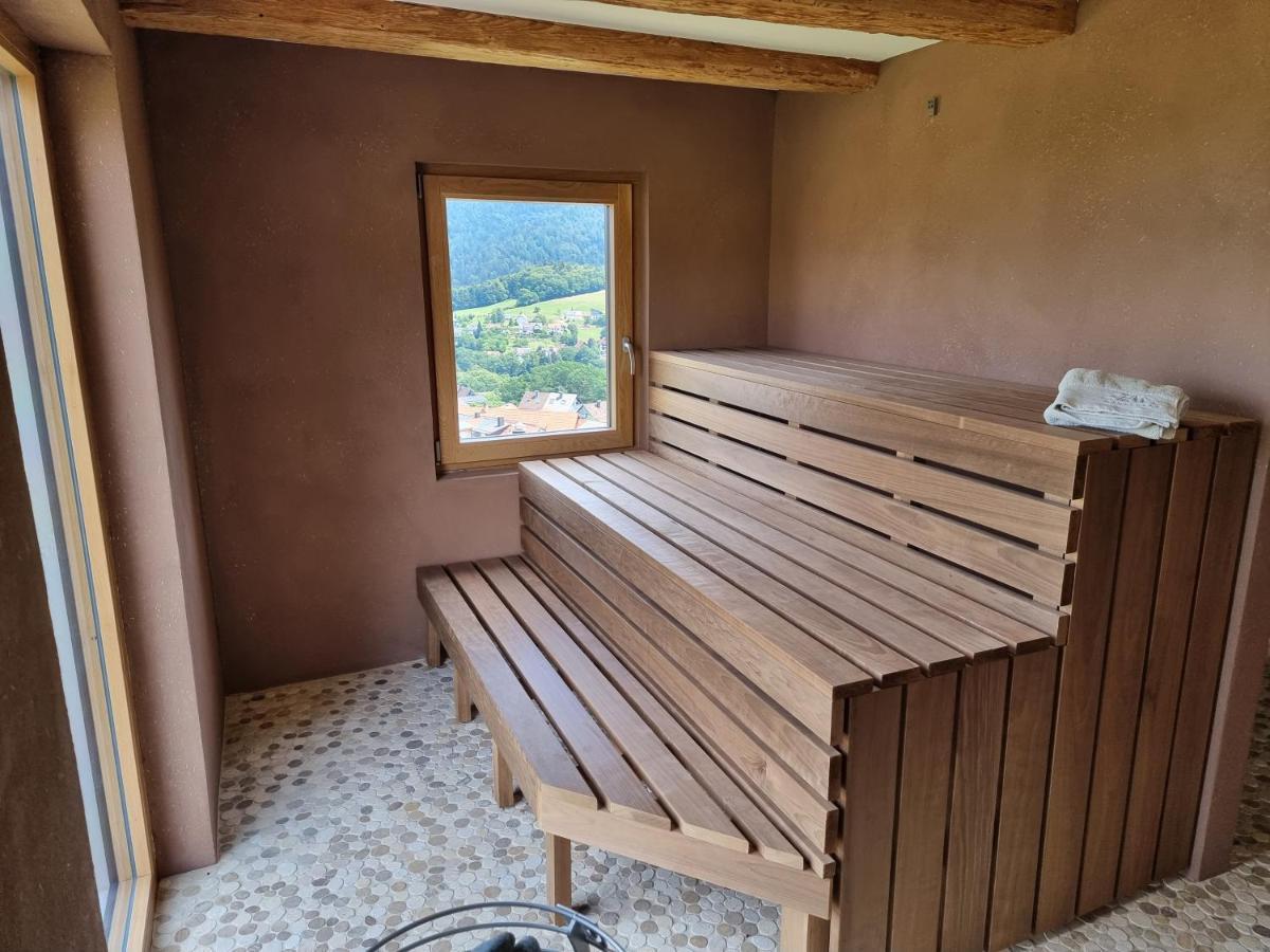 Haus Am Berg Mit Wellnessbereich, Bar Und Panorama Villa Bühlertal Buitenkant foto