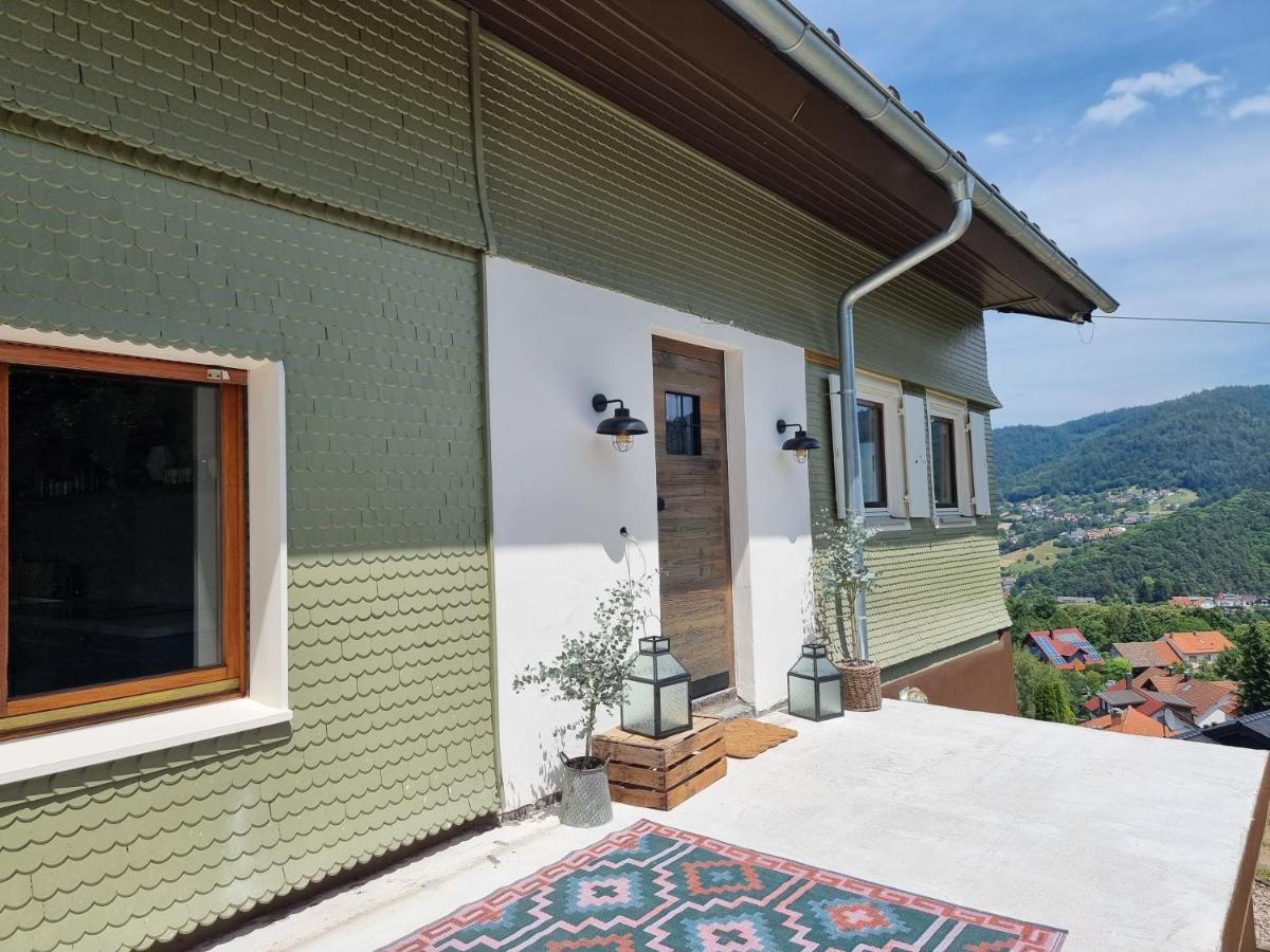 Haus Am Berg Mit Wellnessbereich, Bar Und Panorama Villa Bühlertal Buitenkant foto